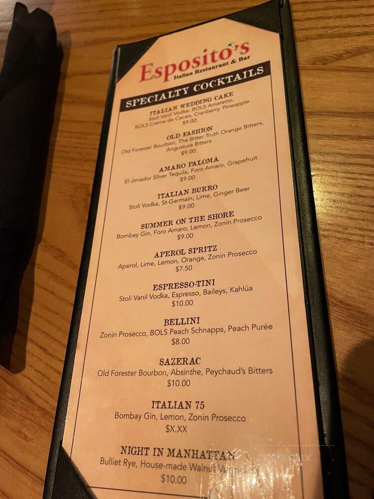 Esposito's Italian - Tampa, FL