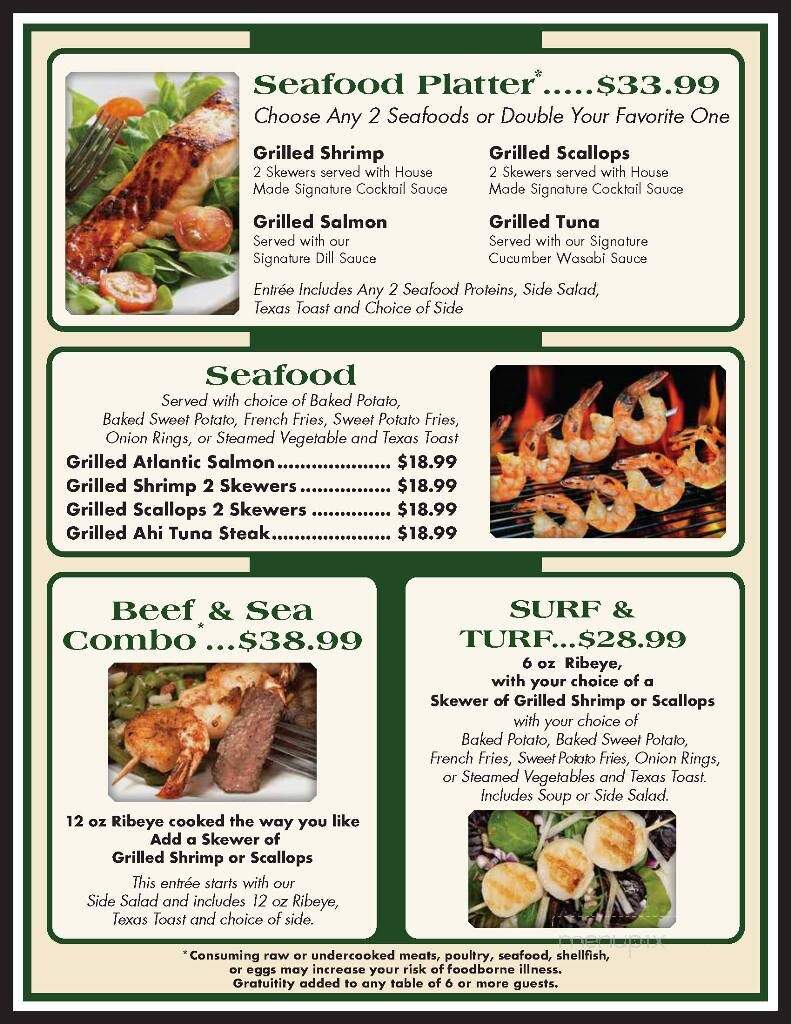 Haggerty's Steakhouse - Roanoke Rapids, NC menu_pic