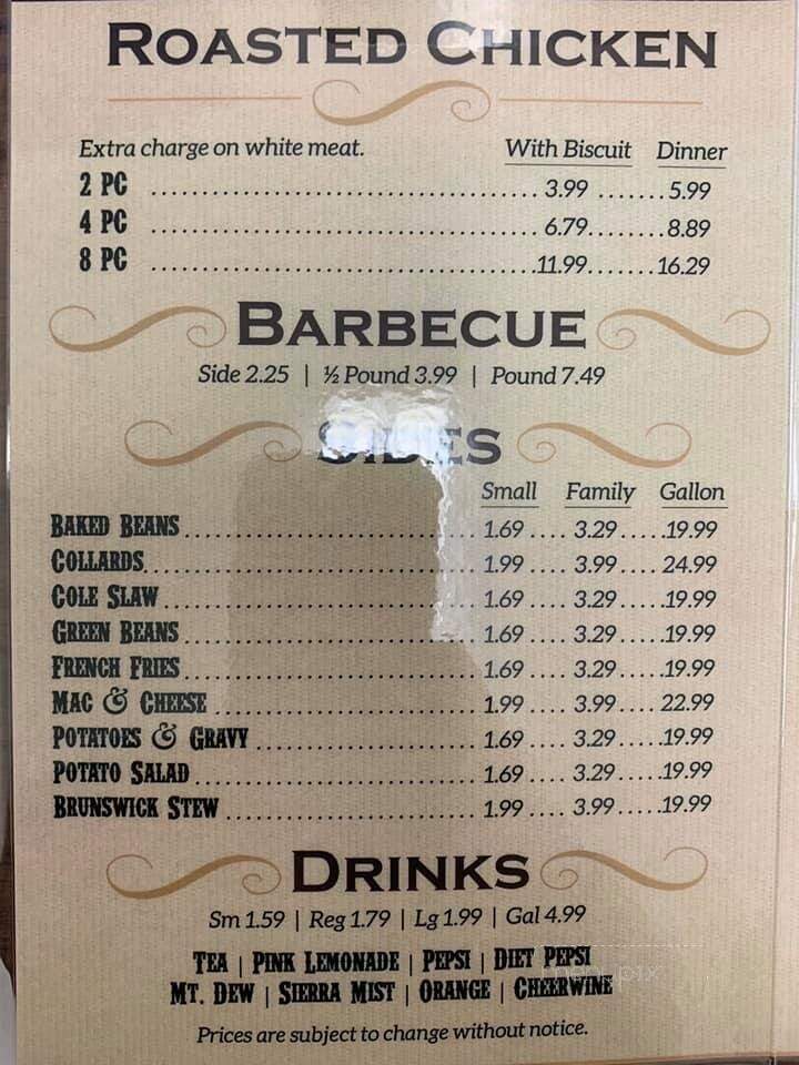 Golden Skillet - Ahoskie, NC menu_pic
