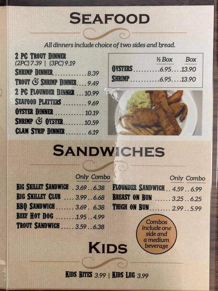 Golden Skillet - Ahoskie, NC menu_pic