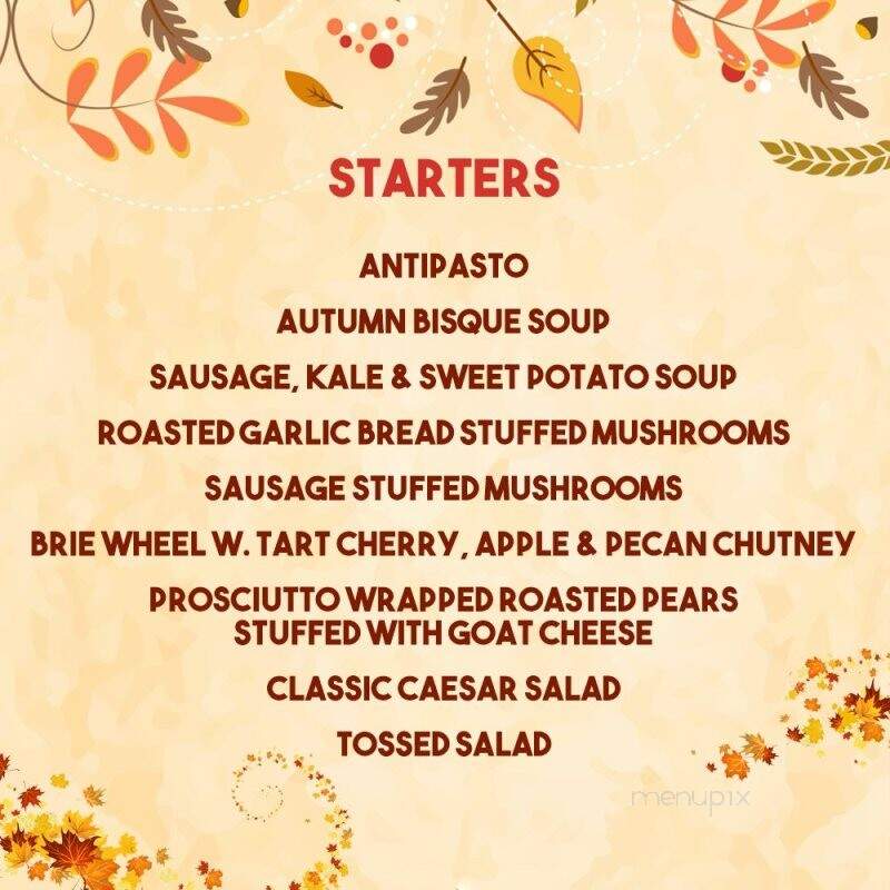 Coaches Corner at The Wild Rose Casino - Jefferson, IA menu_pic