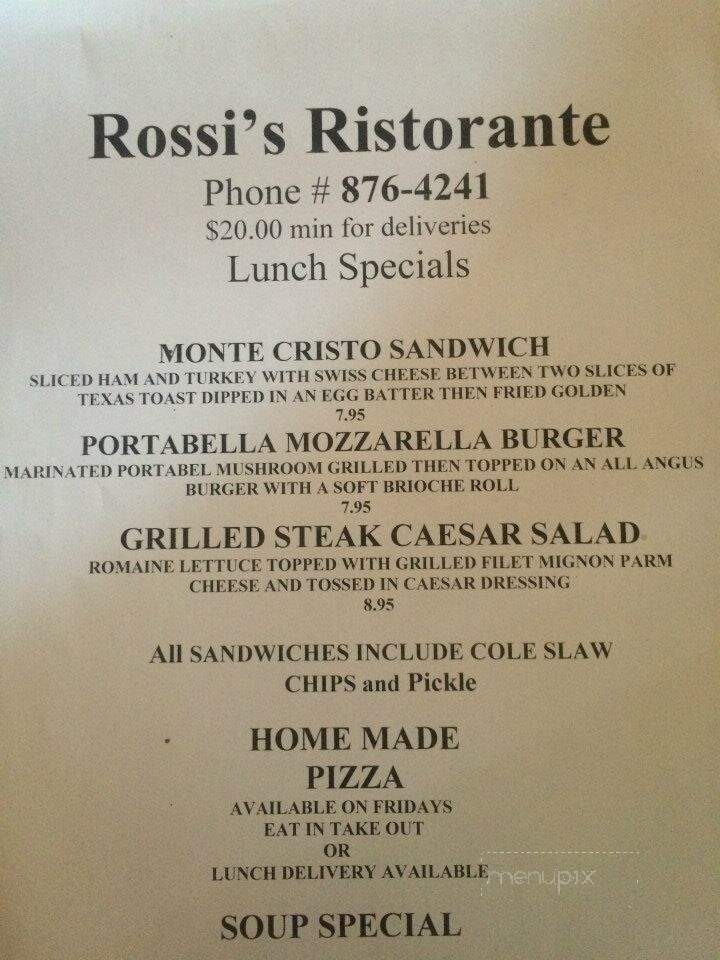 Rossi's Ristorante - Archbald, PA