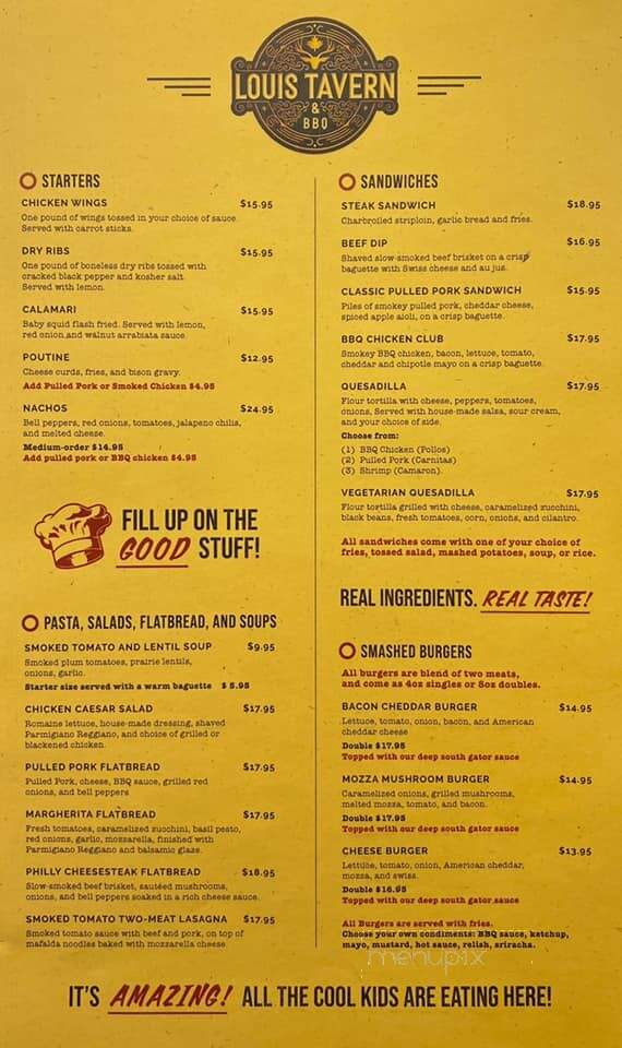 Zervos Tavern - Saskatoon, SK menu_pic