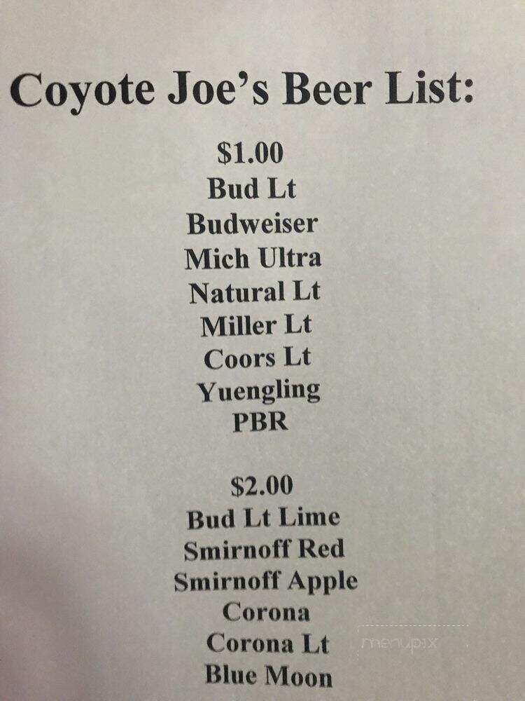 Coyote Joe's - Charlotte, NC
