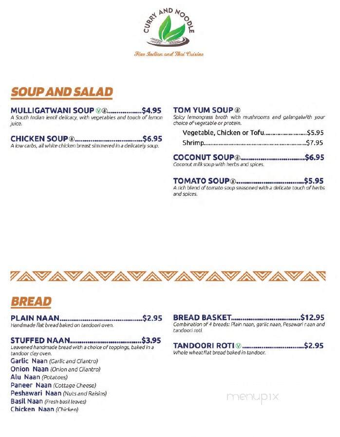 Curry and Noodle - Winston-Salem, NC menu_pic