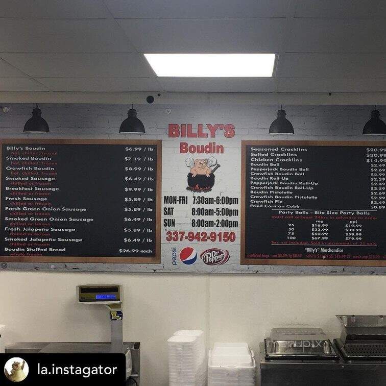 Billy's Boudin Cracklins - Scott, LA