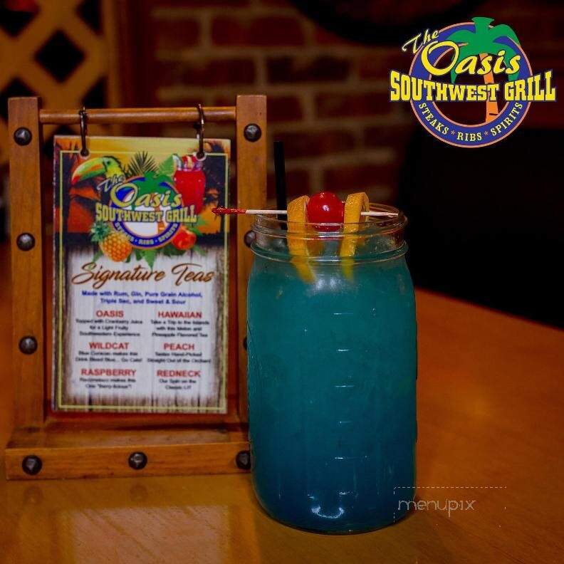 Oasis Southwest Grill - Kuttawa, KY menu_pic