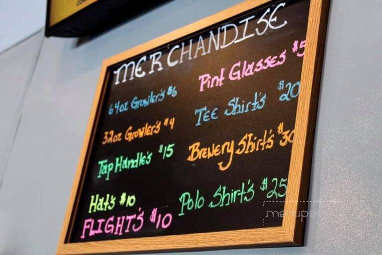 Wide Awake Brewing Company - Summerville, SC menu_pic