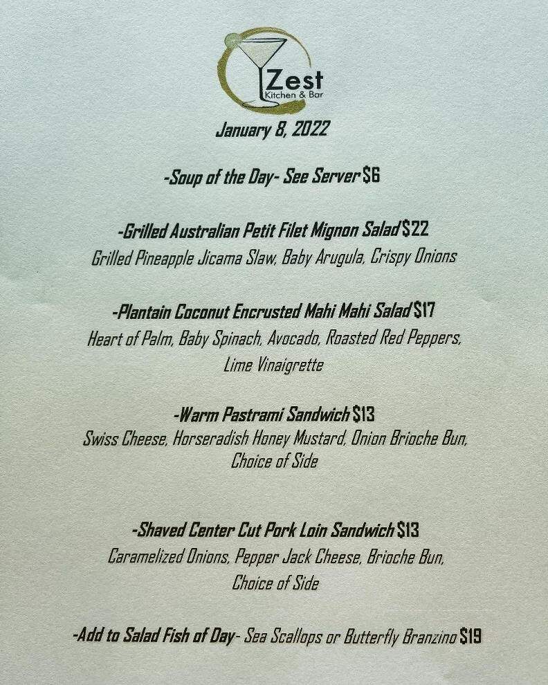 Zest Kitchen & Bar - Port St. Lucie, FL