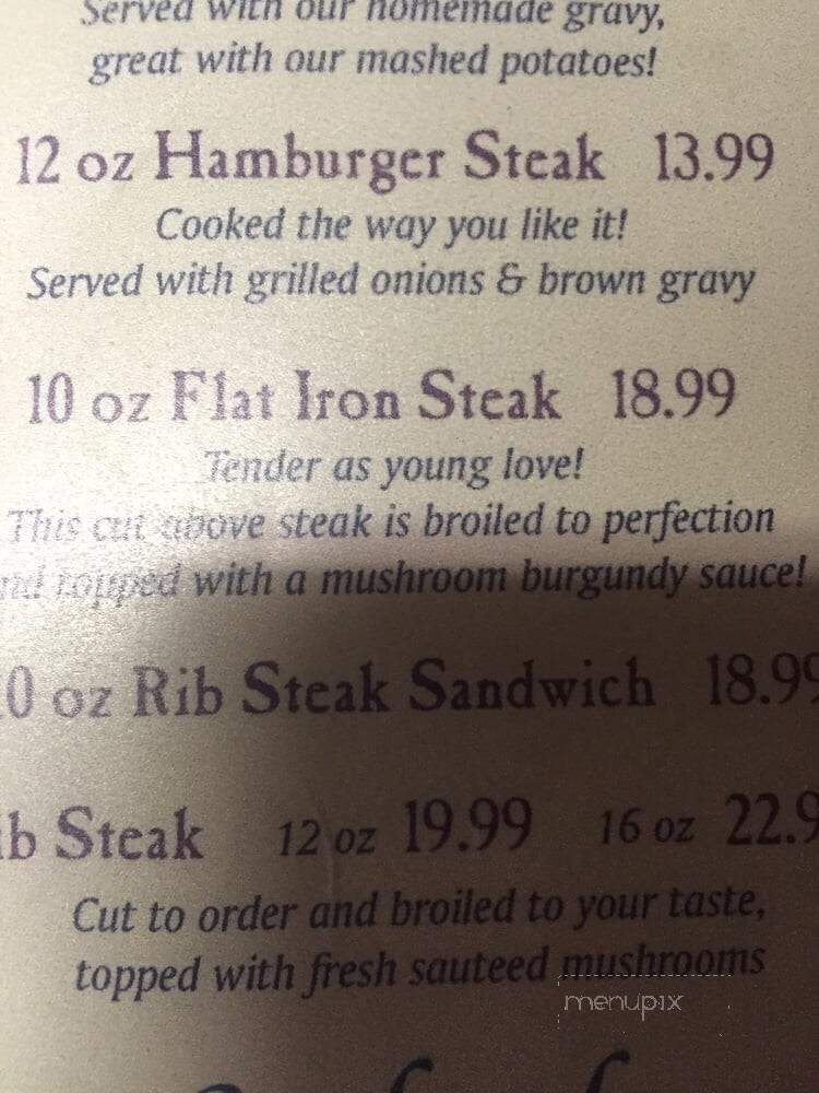 Captain Jack's Stronghold Restaurant - Tulelake, CA menu_pic