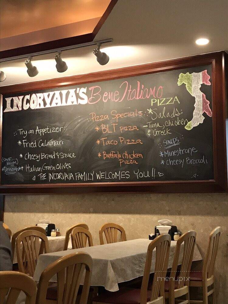 Incorvia's Bene Italiano - Toledo, OH menu_pic