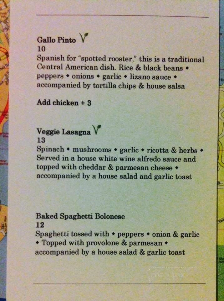 Cenote Restaurant and Lounge - Victoria, BC menu_pic