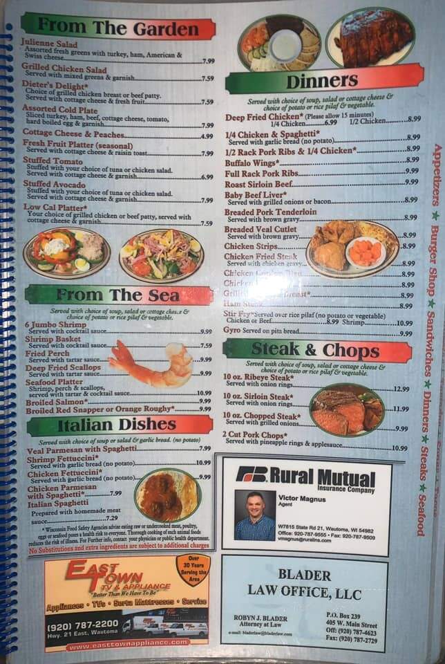 El Popo - Wautoma, WI menu_pic
