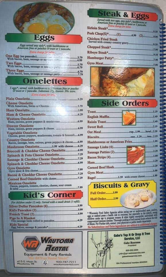 El Popo - Wautoma, WI menu_pic