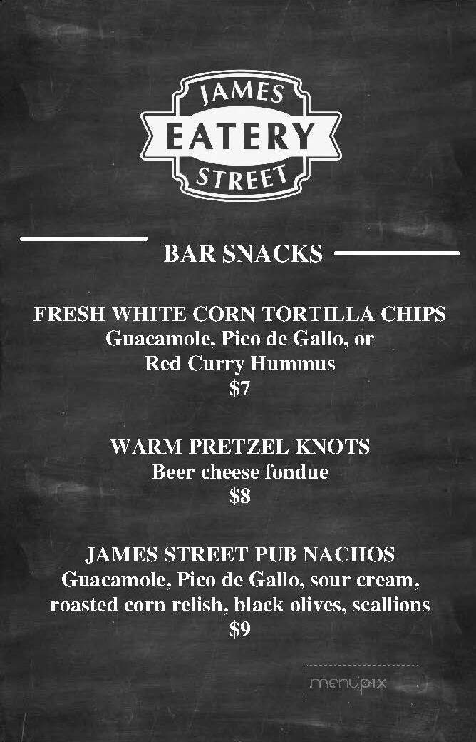 James Street Eatery - Wallaceburg, ON menu_pic