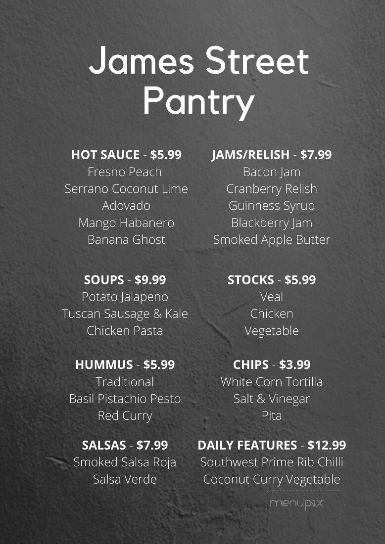 James Street Eatery - Wallaceburg, ON menu_pic