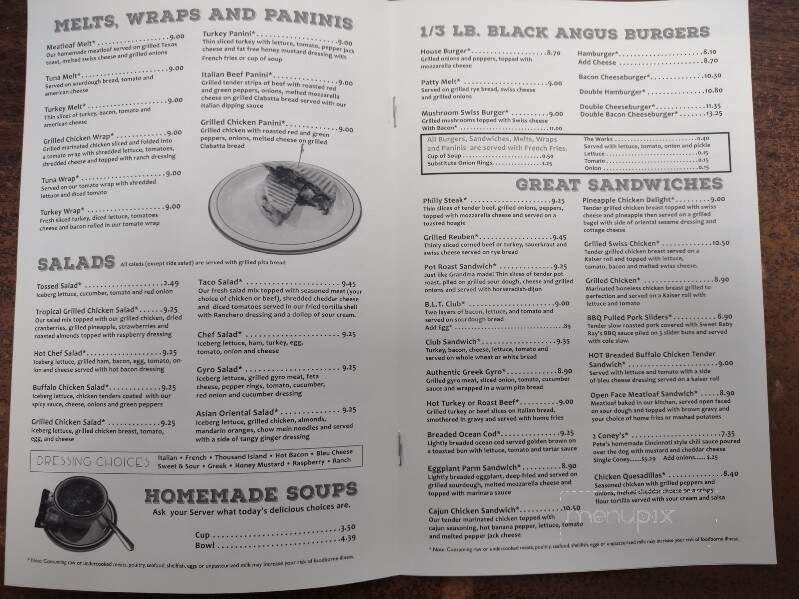 Pete's Restaurant - Canton, OH menu_pic