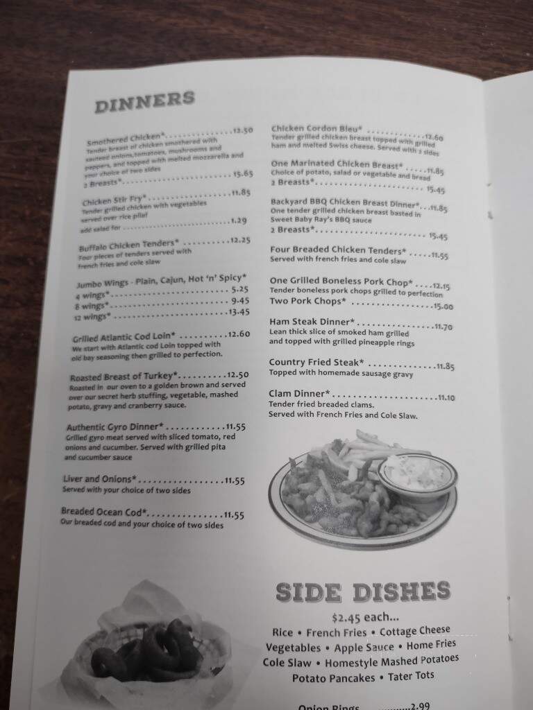 Pete's Restaurant - Canton, OH menu_pic