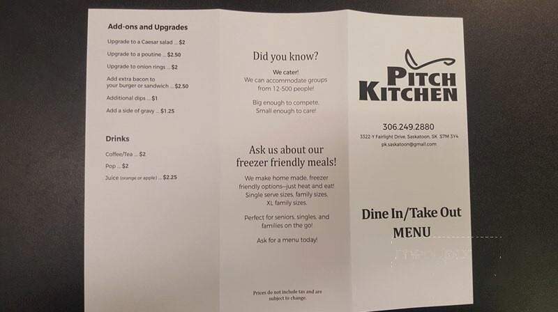 The Pitch Kitchen - Saskatoon, SK