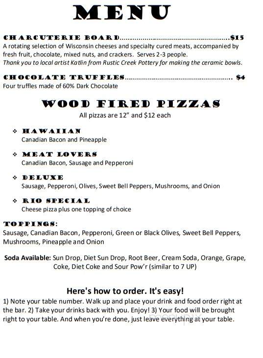 Rio Lobo - Weyauwega, WI menu_pic