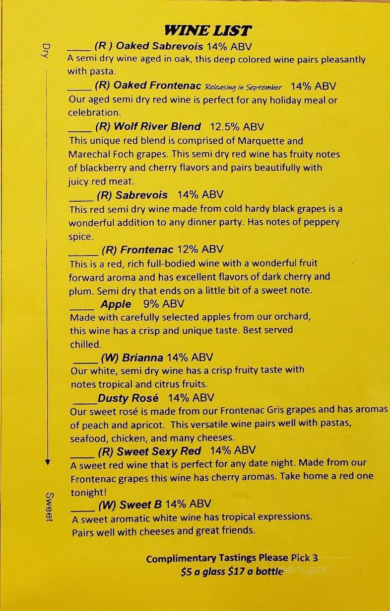 Rio Lobo - Weyauwega, WI menu_pic