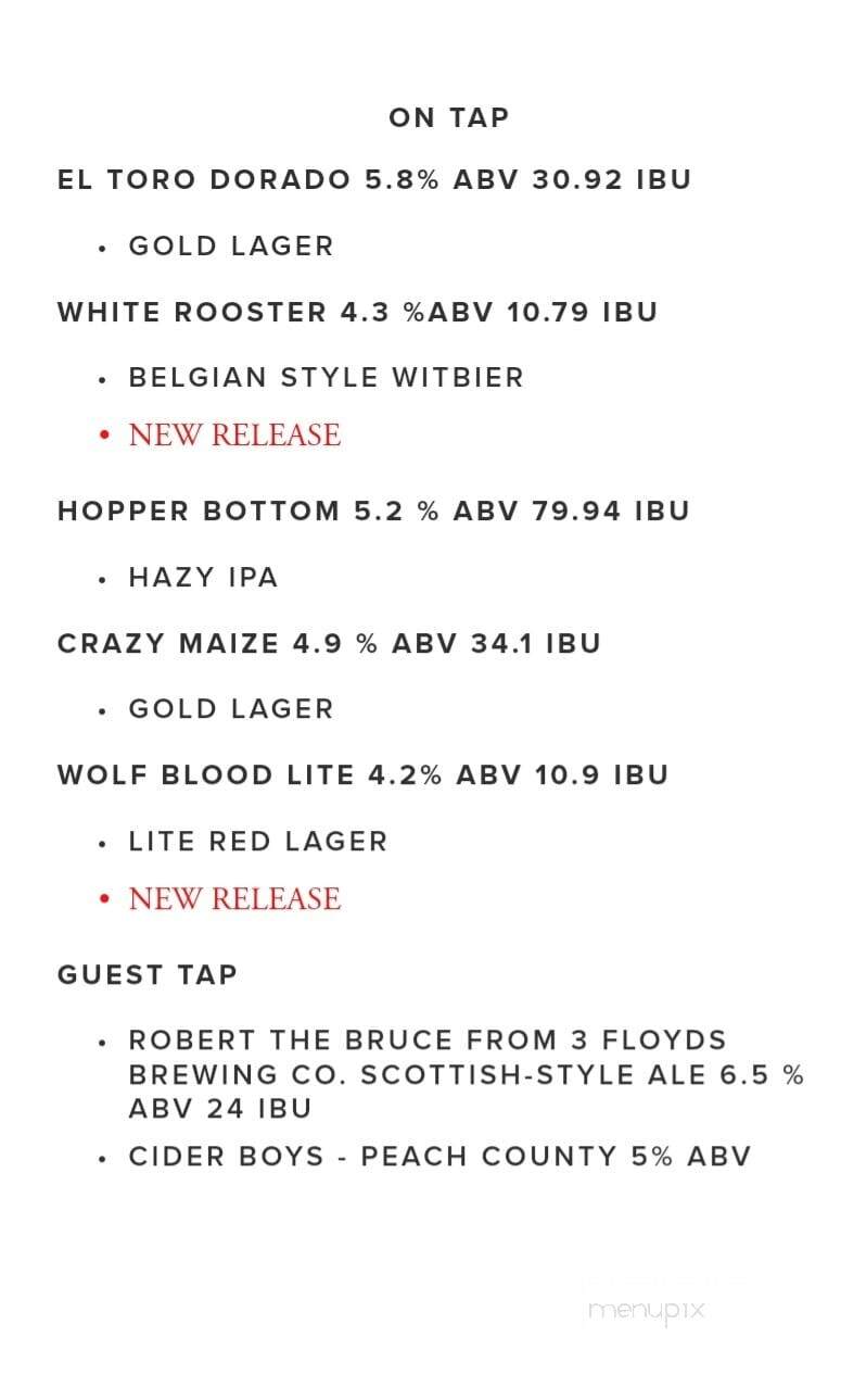 Rio Lobo - Weyauwega, WI menu_pic