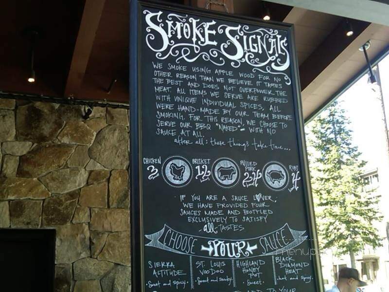 Backyard Bar & BBQ - Truckee, CA menu_pic