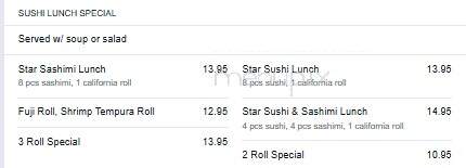 Ichibar Japanese Restaurant - Henderson, NC menu_pic