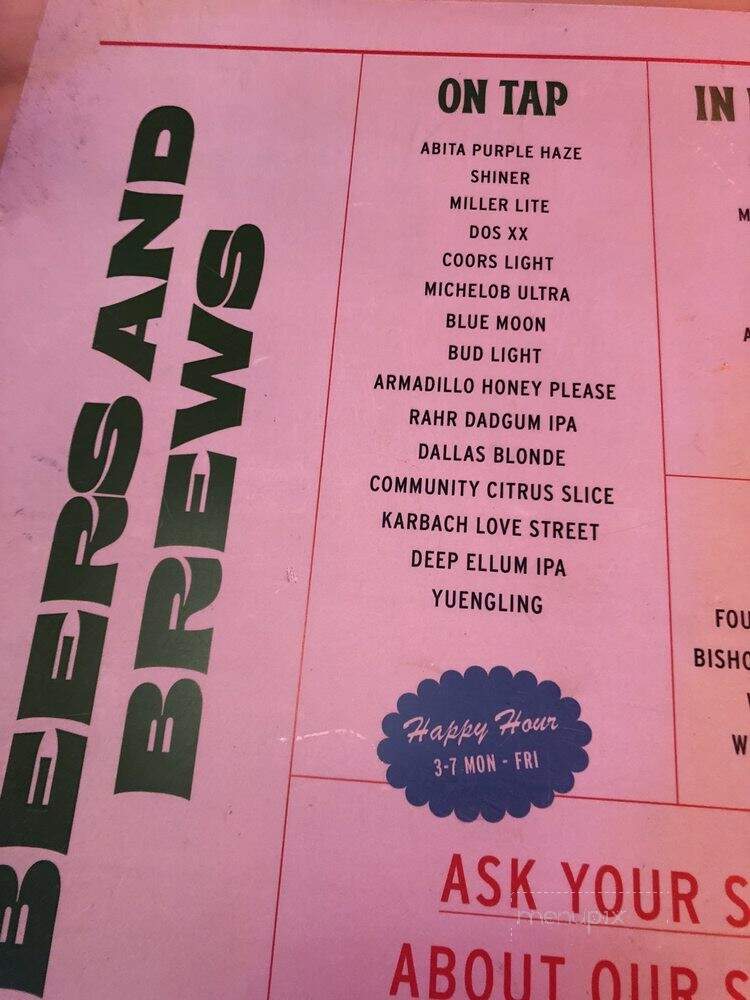 Catahoula's Louisiana Kitchen - Denton, TX menu_pic