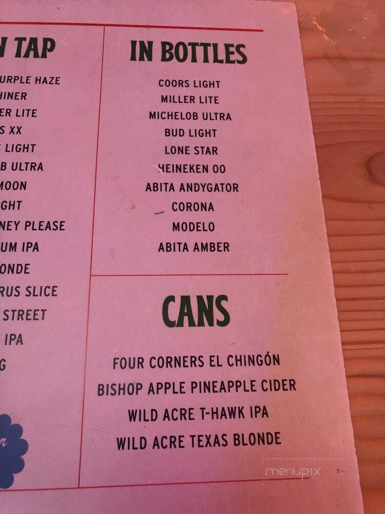 Catahoula's Louisiana Kitchen - Denton, TX menu_pic