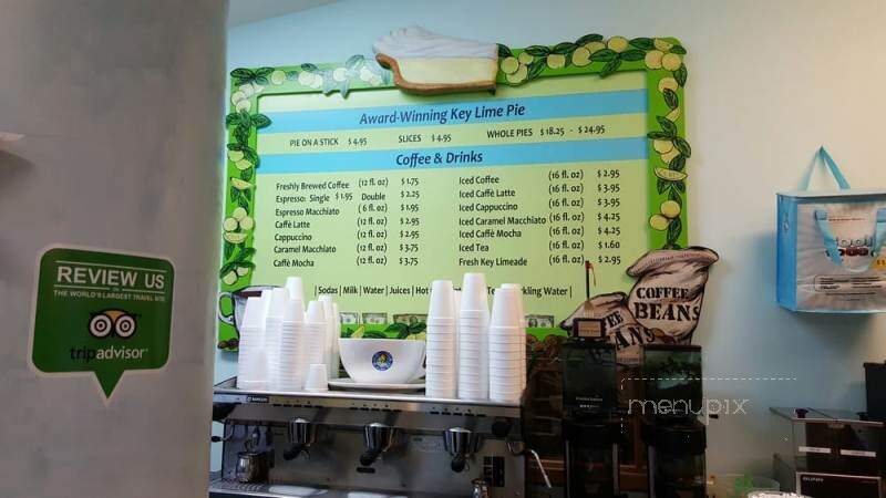 Blond Giraffe Key Lime Pie Factory - Tavernier, FL menu_pic