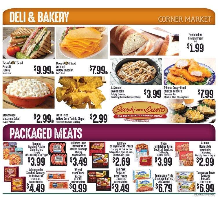 Corner Market - Hattiesburg, MS menu_pic
