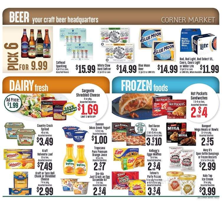Corner Market - Hattiesburg, MS menu_pic