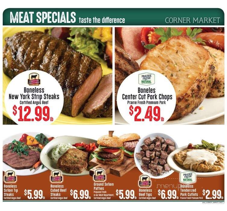 Corner Market - Hattiesburg, MS menu_pic