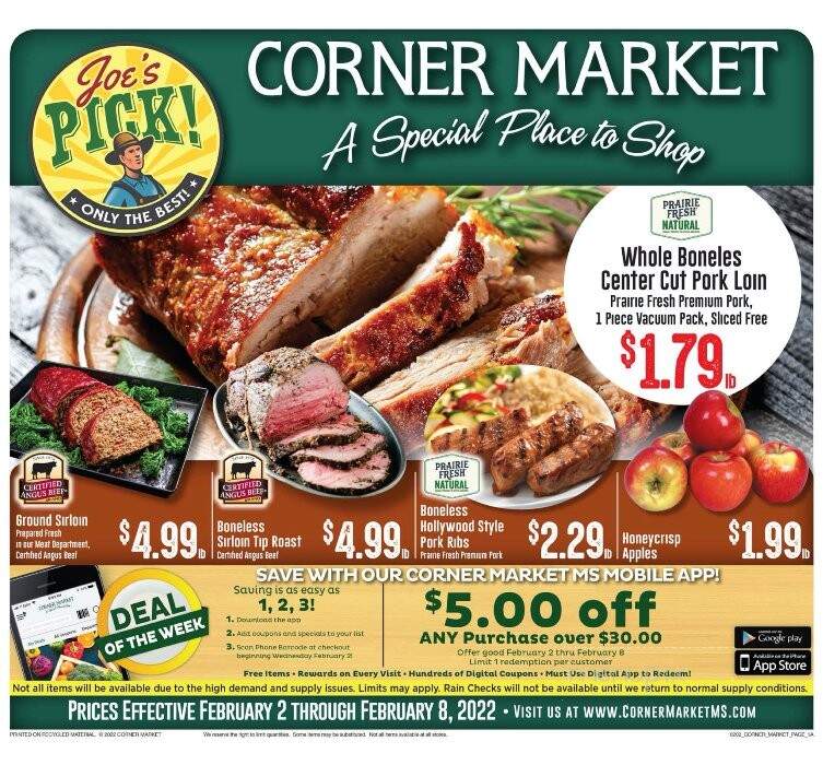 Corner Market - Hattiesburg, MS menu_pic