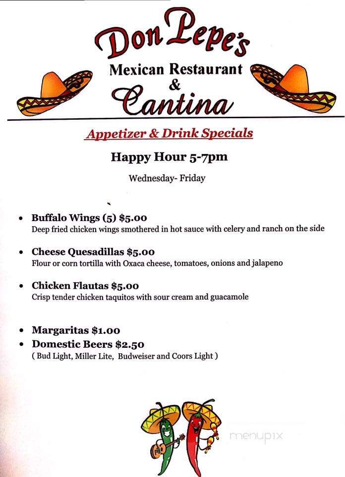 Don Pepe's Restaurant - Mcallen, TX menu_pic