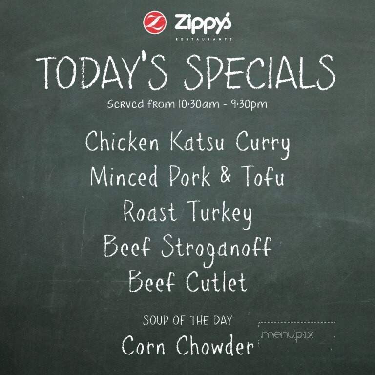 Zippy's - Kahului, HI menu_pic