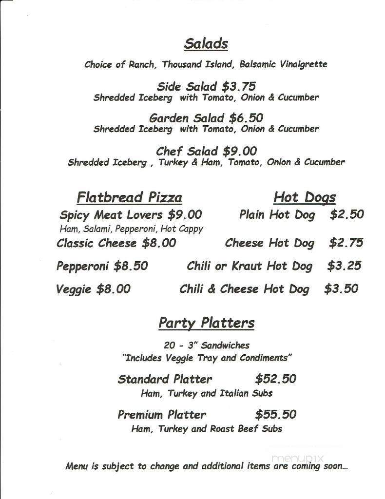 Backsteet Subs - West Jefferson, NC menu_pic