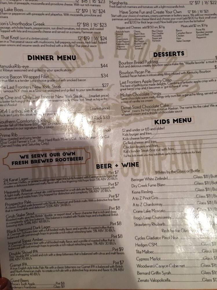 Last Frontier Brewing Co. - Wasilla, AK menu_pic