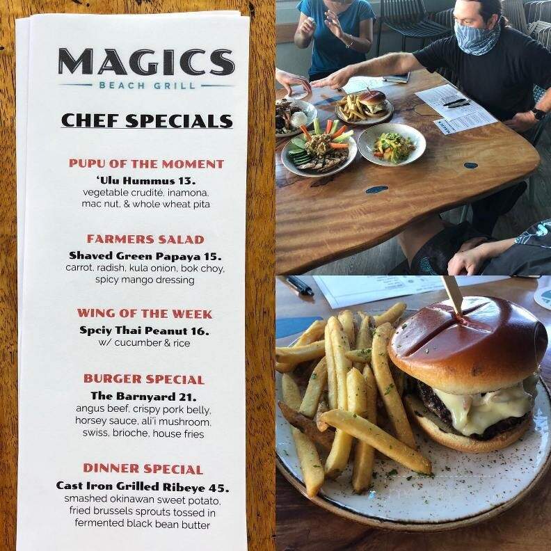 Magics Beach Grill - Kailua-Kona, HI menu_pic