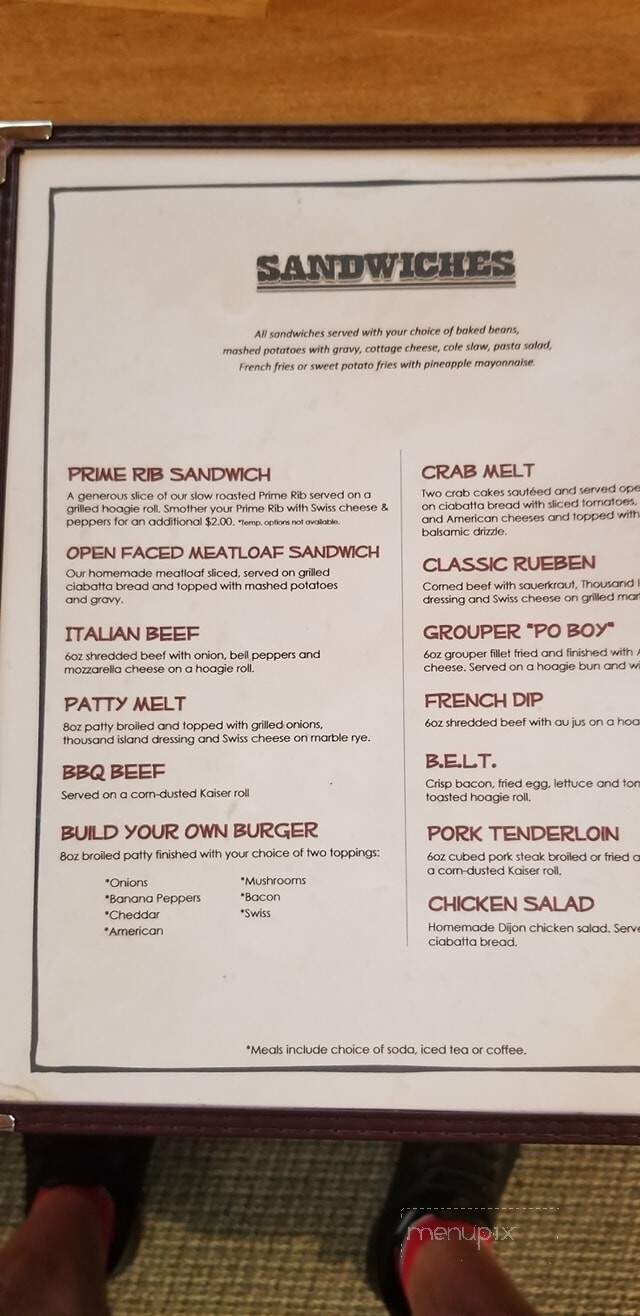 Montana Jacks - Moline, IL menu_pic