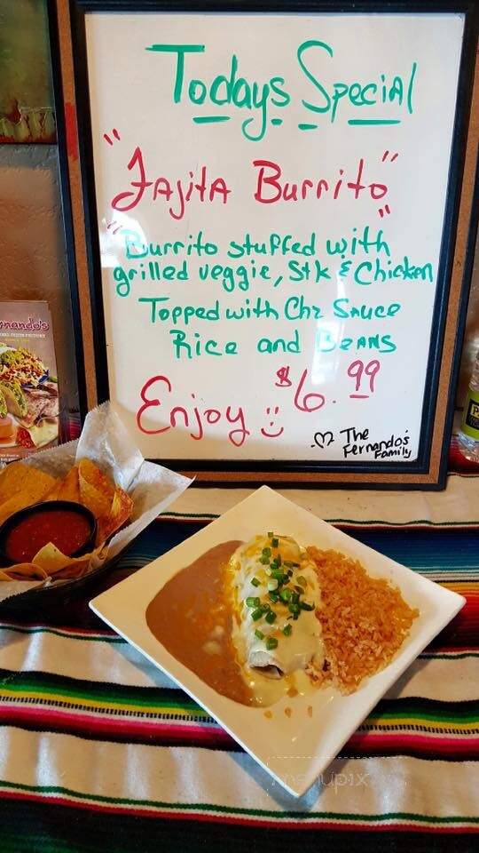 Fernando's - Magee, MS menu_pic