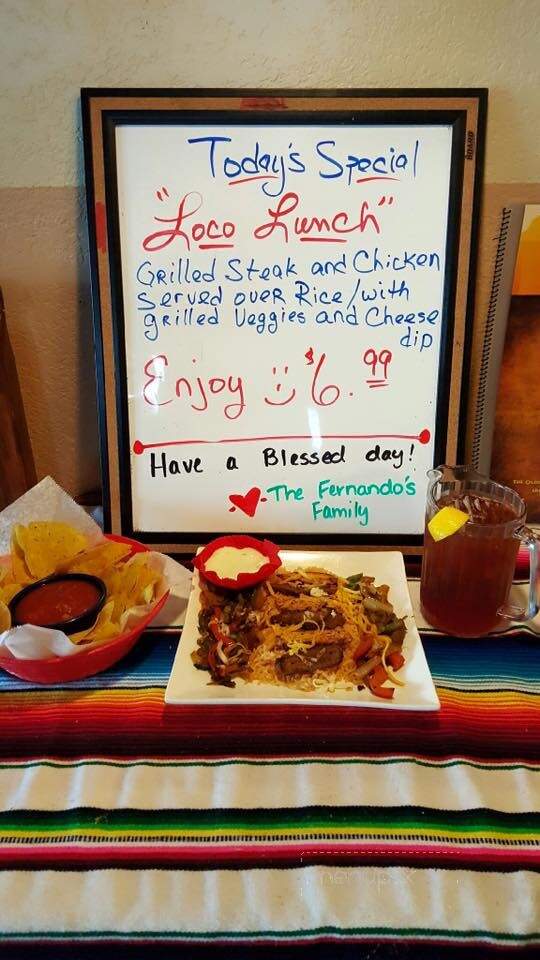 Fernando's - Magee, MS menu_pic