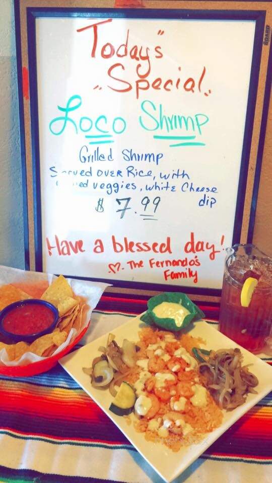 Fernando's - Magee, MS menu_pic