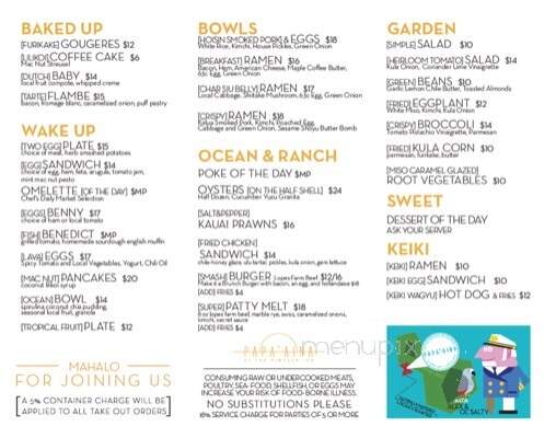 Pioneer Inn Grill & Bar - Lahaina, HI menu_pic
