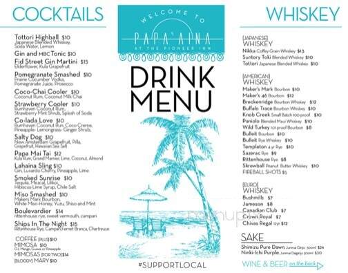 Pioneer Inn Grill & Bar - Lahaina, HI menu_pic