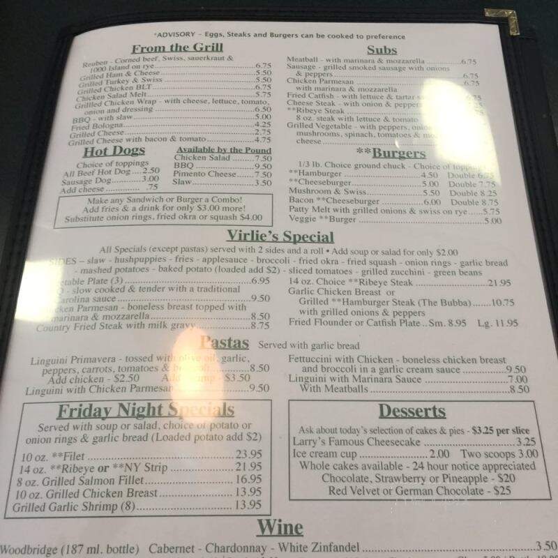 Virlie's Grill - Pittsboro, NC