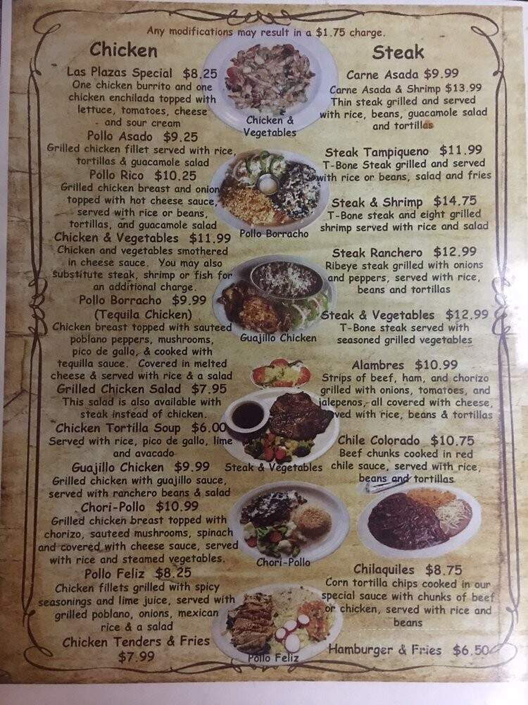 El Monte Mexican Restaurant - White Bluff, TN menu_pic