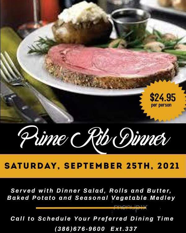 Halifax Plantation Golf Club - Ormond Beach, FL menu_pic