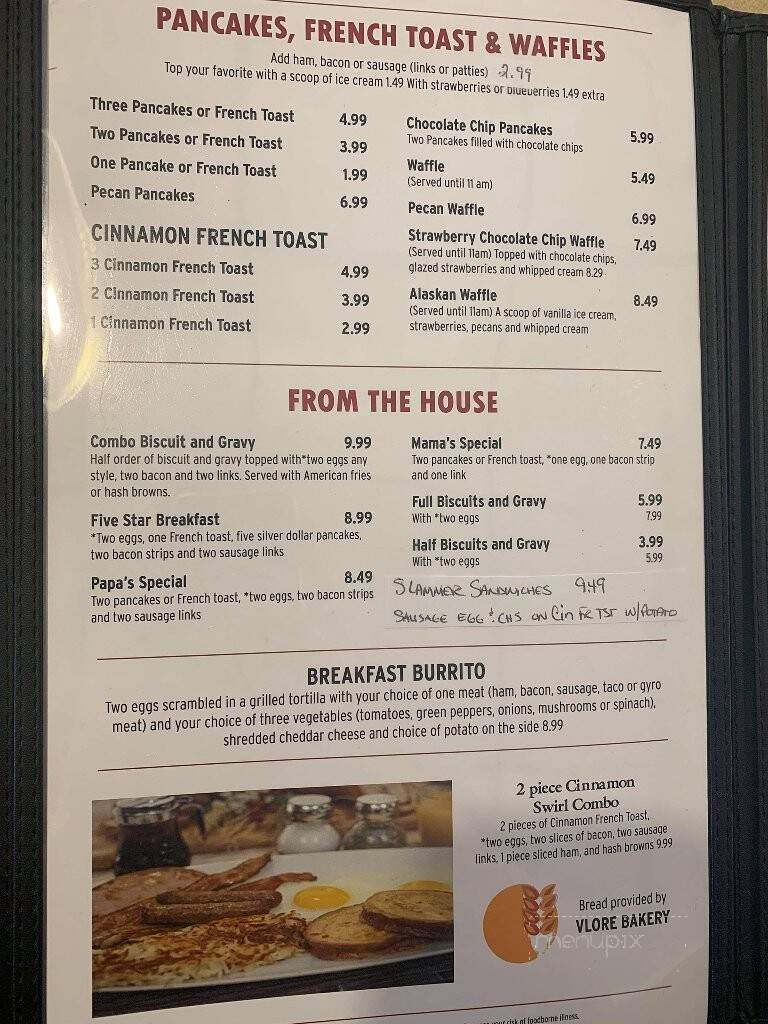 Red Apple Restaurant - Portage, WI menu_pic